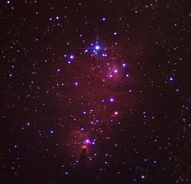 The Cone nebula and Christmas tree cluster