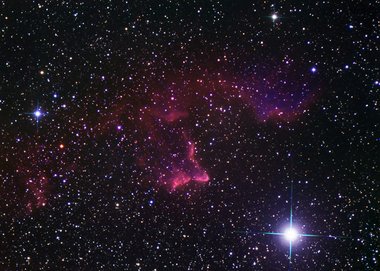 The Gamma Cassiopeia nebula