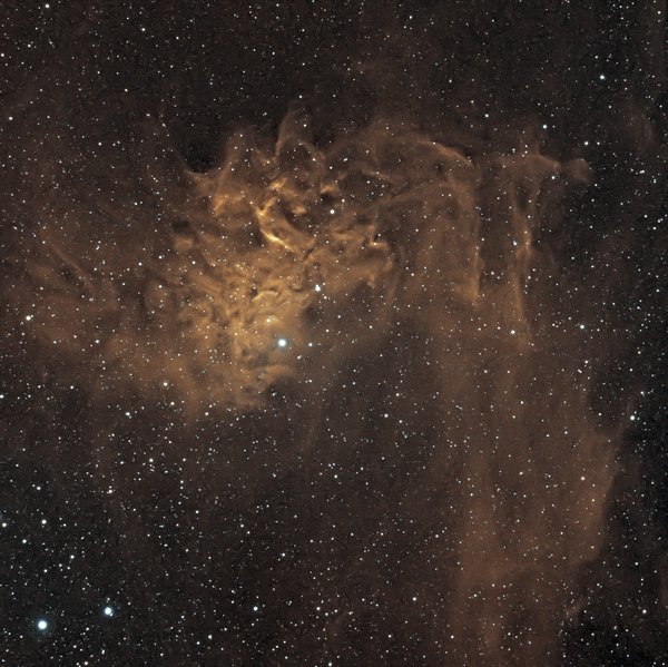 Flaming Star Nebula